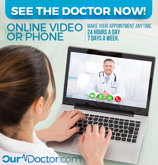 Online Doctor Video-Consult 24/7, 3 Hour Delivery