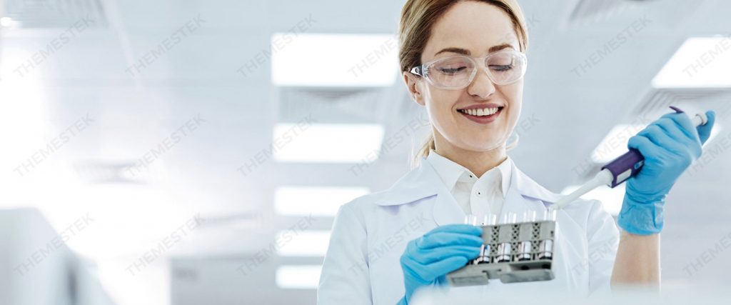 Laboratory technician vial testing