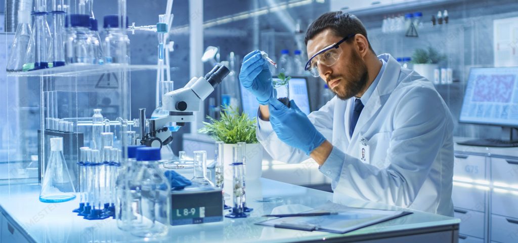 Laboratory technician plant